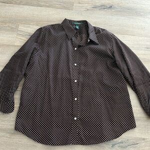 Ralph Lauren Polka Dot Button-Up Shirt